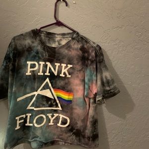 Colorful tie dye croptop Forever21